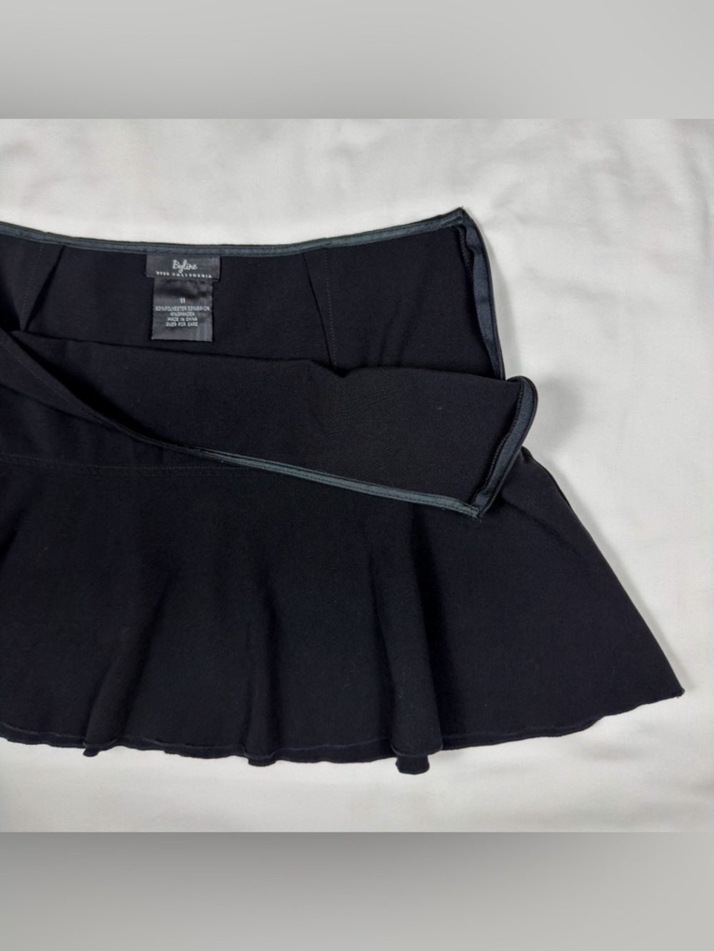 Y2K Low Rise Black Mini Skirt - Picture 4 of 7
